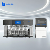 LABOAO Testeur de dissolution à très haut débit pour 14 tasses avec système d'échantillonnage automatique temporisé