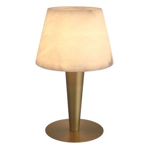 Marble Desk <b>Lamp</b> W300 H500 LED Light Source E26 Bulb <b>Base</b> Switch Control Single Head <b>Table</b> <b>Lamp</b> For Bedroom Living Room - Product Image 3