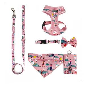 Harnais de poitrine pour chien à dégagement rapide, marque privée personnalisable, conceptions d'impression par sublimation, fournitures pour animaux de compagnie personnalisées en polyester durable - Product Image 3