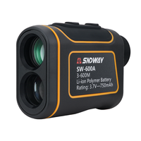 10PCS SNDWAY Télémètre laser à longue portée 600m avec grossissement 6X pour le golf et la chasse