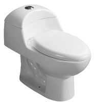 WC monobloc en céramique de haute qualité à siphonique, à sortie verticale, design moderne, double chasse, sanitaires