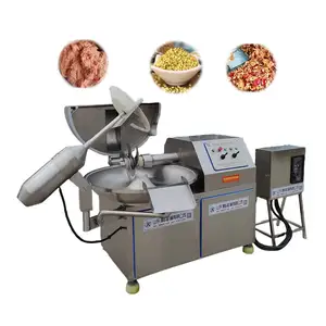 food processing machine cut up cutter meat bowl Vacuum Meat Bowl Cutter Pork Chopper Mixer