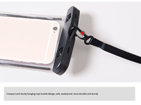 Étui de téléphone portable étanche 2025 avec lumière nocturne, sacoche transparente universelle en PVC pour téléphone portable