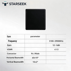 Antenne à panneau plat à faisceau étroit ISM Starseek 5725-5850 MHz, accessoire de contremesure pour drone - Product Image 1