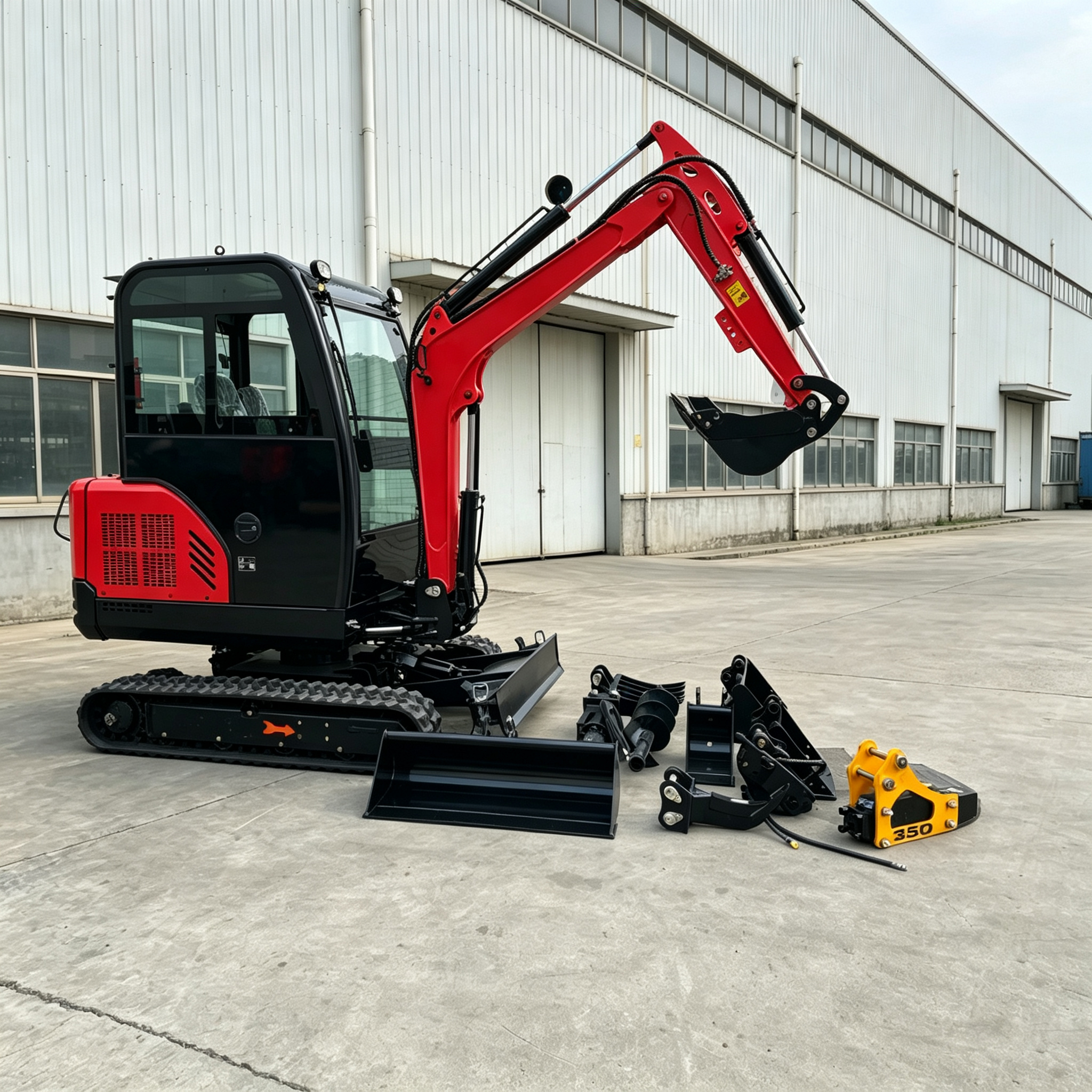Free Shipping 3.5 Ton Small Excavators Micro Digger Minibagger Chinese Mini Excavator For Sale