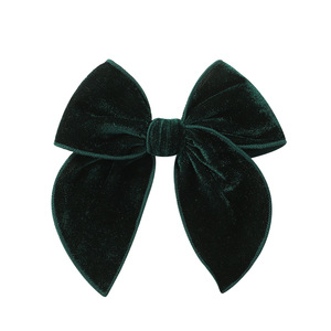 Navidad nuevo estilo universitario Retro lazos para el cabello Bow Tail accesorios para el cabello horquilla para niñas en <span class=keywords><strong>Amazon</strong></span> - Product Image 2