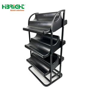 3 Tier Metal Banana Display <b>Stand</b> Supermarket Fruit Rack with ABS trays - Product Image 1