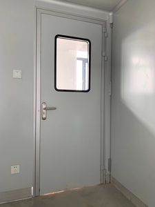Puerta Interior de Acero con Panel de Vidrio de Diseño Moderno y Tamaño Personalizado <span class=keywords><strong>para</strong></span> Cuartos Limpios, Ideal <span class=keywords><strong>para</strong></span> Fábricas de Electrónica y Hospitales - Product Image 1