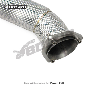 Tubo de Escape Personalizado con Protector Térmico para Ferrari F430 Spider/Coupe 4.3L 2005-2008, Tubo de Escape de Acero Inoxidable de Flujo Libre - Product Image 3