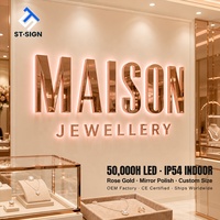 Enseigne néon 3D LED personnalisée Shuntai Advertising, étanche pour l'extérieur, signalétique lumineuse pour entreprises, hôtels, restaurants et commerces