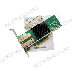 X710 Dual-Port 10GB Ethernet hội tụ Network Adapter X710-DA2 10 gam SFP + PCIe 3.0 X8 8.0 GT/S x710da2blk ban đầu Card mạng - Product Image 2