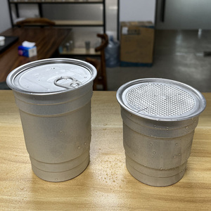 Venta al por mayor, Bar, cafeterías, vajilla, accesorios desechables, reciclables, grado alimenticio, sin BPA, taza de aluminio de 10 Oz - Product Image 6