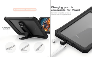 Étui ShellBox pour <span class=keywords><strong>iPad</strong></span> <span class=keywords><strong>Mini</strong></span> 5/4 7,9 pouces, pare-chocs intégral, support pour stylet, béquille pliable robuste, cordon, étui IP68 - Product Image 6