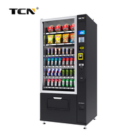 Máquina Expendedora Comercial de Snacks y Bebidas TCN de Gran Capacidad con 48 Ranuras, Módulo de Calentamiento y Cuerpo Totalmente de Acero para Negocios Minoristas