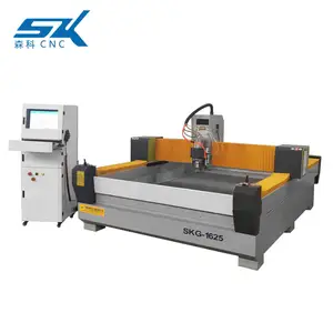 Tamamen otomatik 3 eksen cnc cam yuvarlak zanaat çalışma merkezi beveling kenar taşlama makinesi