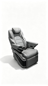 1. Asiento de Capitán para MPV, Asiento de Coche Modificado, Reclinable Eléctrico, con Masaje, Reposapiés de Cuero para Vito V-Class Alphard - Product Image 5