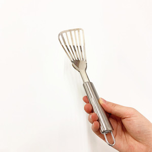 Fournitures de <span class=keywords><strong>cuisine</strong></span> professionnelles tourneur à fente spatule à poisson <span class=keywords><strong>en</strong></span> acier inoxydable spatule à frire - Product Image 5