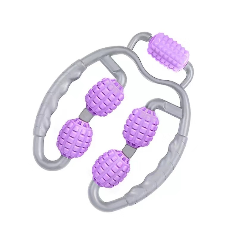 Высококачественная Массажная палочка для йоги, Массажная палочка для рук и ног с 5 массажными шариками