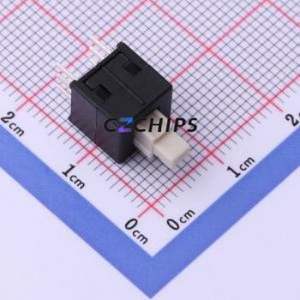 PB-22E85PA-S-5.7A-C-W Push Button Switch Through hole Component (THT) Switch 300mA 12V 2.5N 100000 - Product Image 1