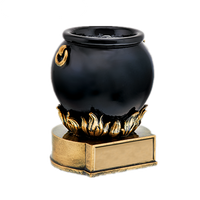 Trophée de cuisine en résine couleur chili, modèle de pot de cuisson