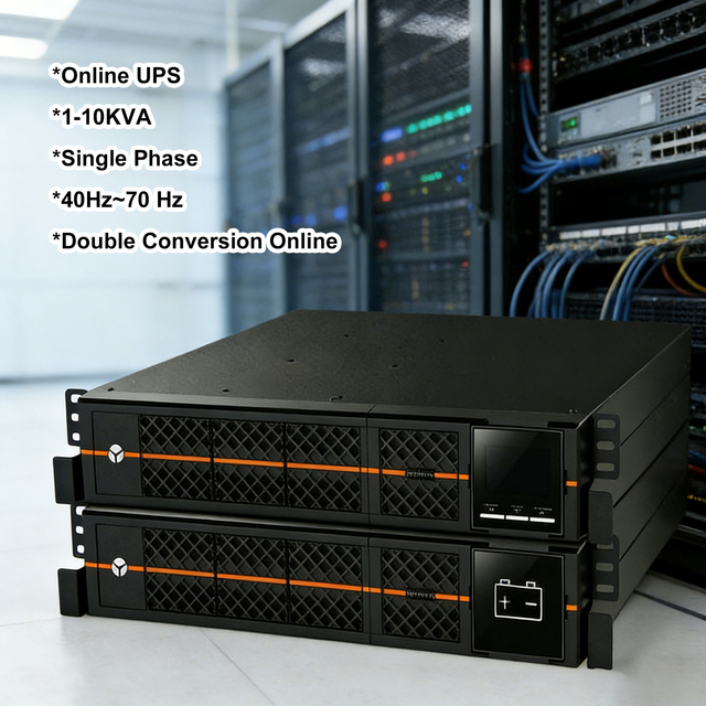 ITG Series 1KVA to 10KVA UPS High Conversion Efficiency Energy Saving UPS for Computer Network Equipment