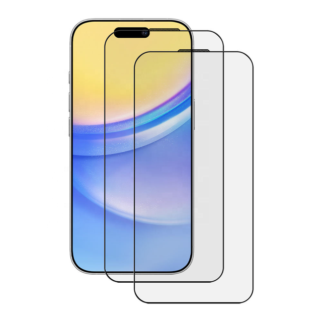 HD Clear Smudge Resistant Tempered Glass Screen Protector for iPhone 18 17 16 15 14 13 12 11 X Pro Max Phone Glass Guard Pack