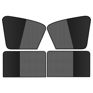 Double-sided <b>Magnetic</b> Car Sunshade Curtain Side Window Protection Polyester <b>Material</b> General Fit - Product Image 5