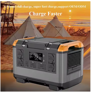 Générateur Solaire Portable 2000W-3000W avec Stockage d'Énergie au Lithium, MPPT, Onde Sinusoïdale Pure, Station d'Énergie Extérieure, Lampe Torche de Voiture - Product Image 4