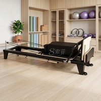 Bodybuilding Langlebige Hochwertige Yoga Vollausziehbare Liege Schwarzes Aluminium Pilates Reformer Gerät Box Jump Board Tragbar