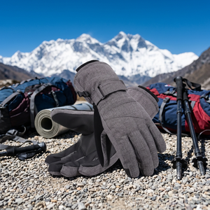 Guantes de Esquí Térmicos PUNCHIN SPORTS, Material Softshell, Cierre con Cordón, Unisex, para Invierno, Escalada en Hielo - Product Image 6