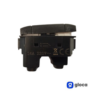 Interrupteur mural Gloca 1 Gang 1 voie 16A 220V en plastique, installation facile, compatible avec la série Living - Product Image 4