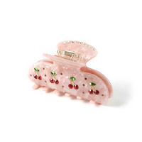 Pince à cheveux en acétate Fanxing personnalisée de haute qualité 8 cm, accessoires pour cheveux, fleurs, perles, style japonais coréen, usage quotidien pour filles, personnalisable