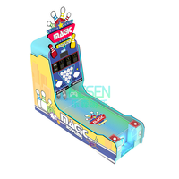 Machine de jeu d'arcade de bowling magique à monnayeur avec système de récompense, équipement d'amusement commercial de bowling pour enfants pour centre de jeux