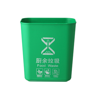 Hotel Square <strong>Black</strong> Plastic 8L <strong>Small</strong> Size Indoor Trash Can Customized Waste <strong>Bin</strong> for Home/Office/Hotel Under Desk Paper Basket - Product Image 3