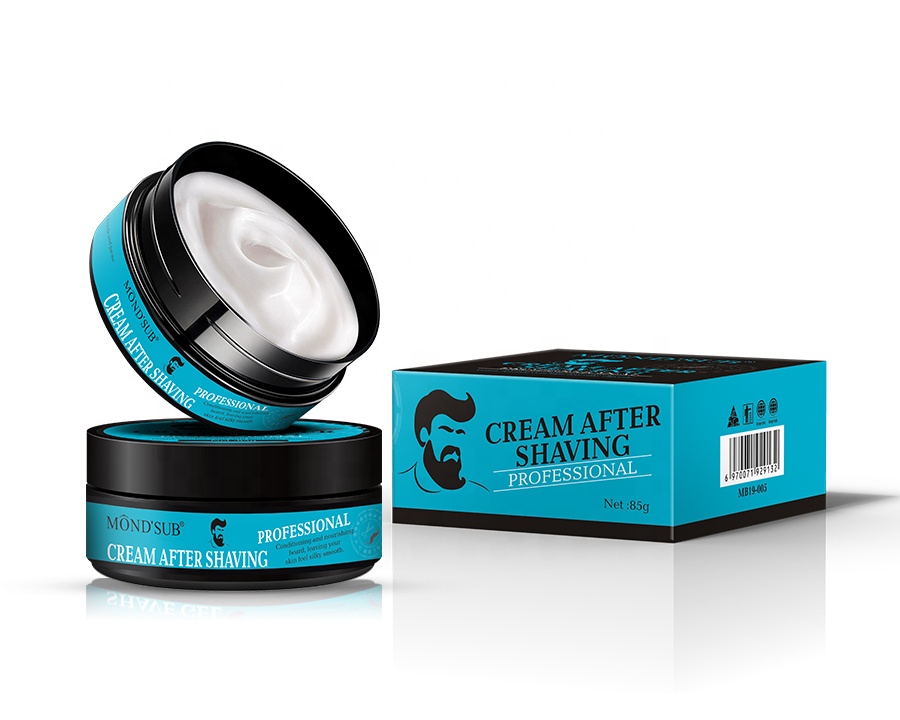 Частная этикетка борода увлажняющий крем 85g питательный разглаживающий Профессиональный Борода после бритья Крем