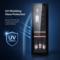 Enfriador de Vino Profesional de 90L - Doble Zona 5-20 ° Refrigerador para Vinos de la Gama C para Almacenamiento de Vino Tinto y Blanco