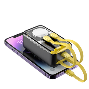 Batería <span class=keywords><strong>Externa</strong></span> de 20W con USB C para Iwatch, 10000mAh, Carga Rápida, Pantalla LCD, para <span class=keywords><strong>iPhone</strong></span> 12, 13, 14 Pro Max - Product Image 4