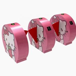 Wan ระบบประตูสวิงไฟฟ้าหมุนได้ลายการ์ตูนระบบควบคุมการเข้าถึง RFID พร้อมระบบจดจำใบหน้าสำหรับสถานีขนส่ง - Product Image 1