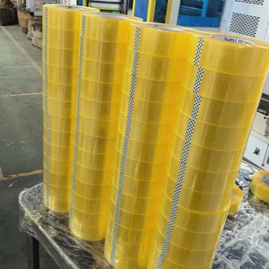 Cintas de Embalaje Bopp DEFOO a Bajo <span class=keywords><strong>Precio</strong></span>, Cinta Adhesiva de 200m 300m, Color Amarillento, 48mm 300 Metros - Product Image 3