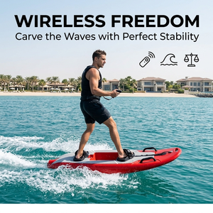 Tavola da Surf Elettrica Rossa di Tendenza Jetboard per Sport Acquatici Scooter da Surf con Motore Brushless e Batteria Ricaricabile per <span class=keywords><strong>Onde</strong></span> Marine - Product Image 3