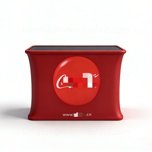 Exhibidor de Bebidas de Cola con Logotipo Personalizado, Mesa Plegable de Metal Portátil con Cubierta de Tela para Publicidad en Tiendas y Supermercados - Product Image 3
