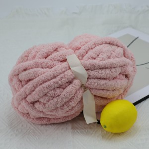 Fil à tricoter et à crocheter Jumbo Chunky 165g, fil à crocheter ombré, coton biologique, chenille, fil à tricoter à la main - Product Image 2