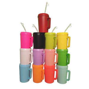 Tazza da Viaggio in Plastica Glitterata da 34oz (2026), Tazza Termica a Doppia Parete da 34oz, Mega Tumbler da Viaggio per Caffè con Manico - Product Image 1