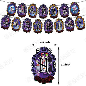 Kit di forniture per feste di Natale da incubo palloncini per feste di Halloween spaventosamente divertenti decorazioni per compleanni X0494 - Product Image 4