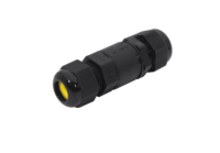 Connecteur étanche M20 4 broches IP68, connecteur de câble d'alimentation industriel étanche pour éclairage extérieur