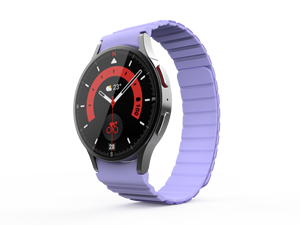 Correa de Reloj Magnética Transpirable de Goma Eraysun, Repuesto de Pulsera para Reloj Inteligente, Personalizada de Lujo para Relojes <span class=keywords><strong>Samsung</strong></span> de 20/22 mm - Product Image 5