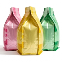 Sacs d'emballage pour aliments pour animaux de compagnie, personnalisés, imprimés, mats, à fond plat, avec fermeture éclair refermable, pour nourriture pour chats et chiens
