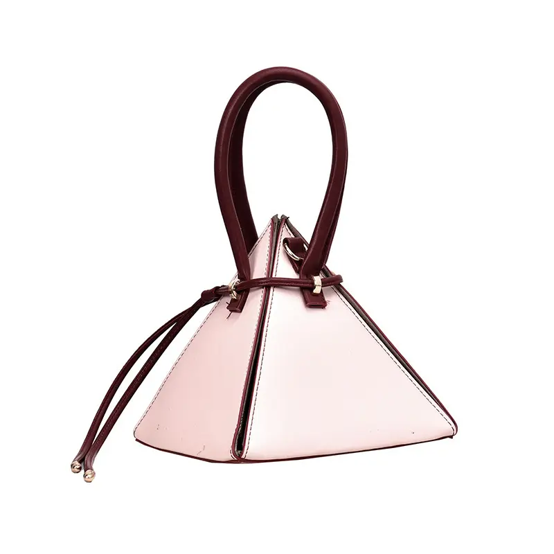 De moda Irregular pirámide Triangular monederos para mujer de Diseñador de Bolsos de lujo de moda