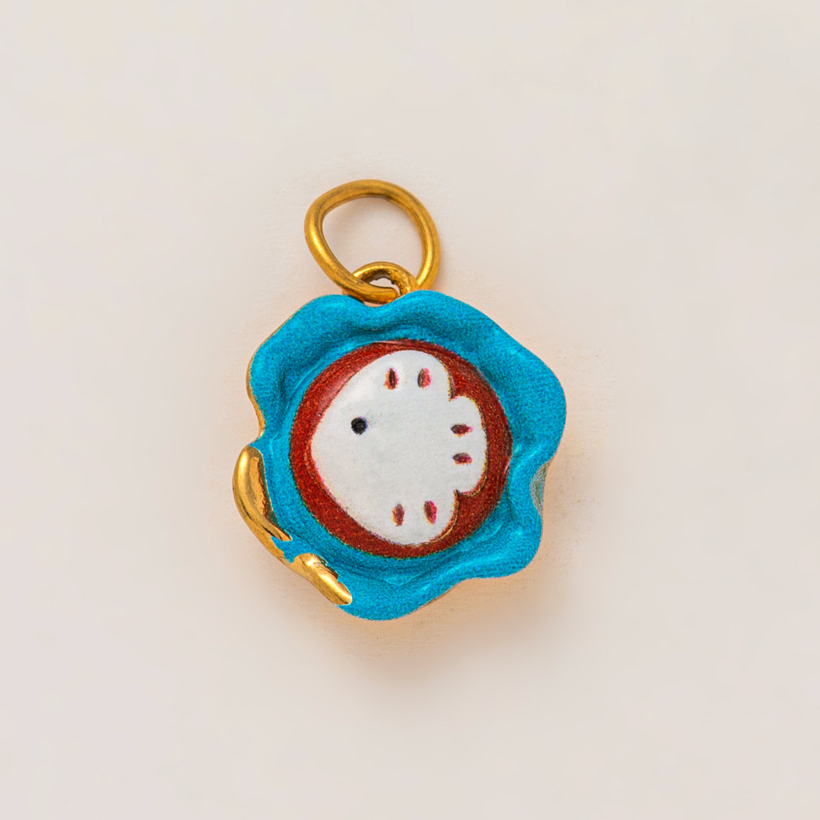 GOLD-Plate fish pendant 13