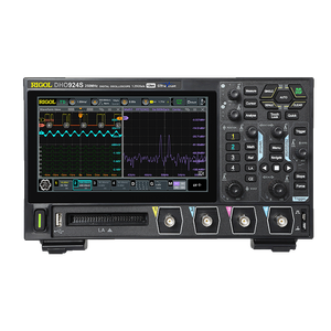 Oscilloscope numérique portable RIGOL DHO914/DHO924S 12 bits 4 canaux avec bande passante de 125/250 MHz et fonction AFG - Product Image 1
